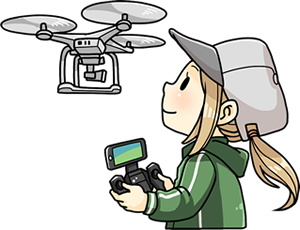 親子ドローン体験会